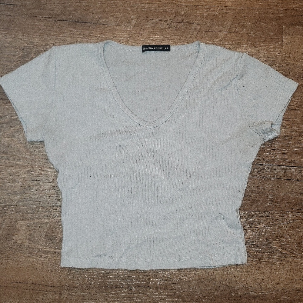 RARE Brandy Melville Blue Ashlyn Top